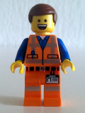 LEGO tlm072 Emmet - Wide Smile with Teeth and Tongue